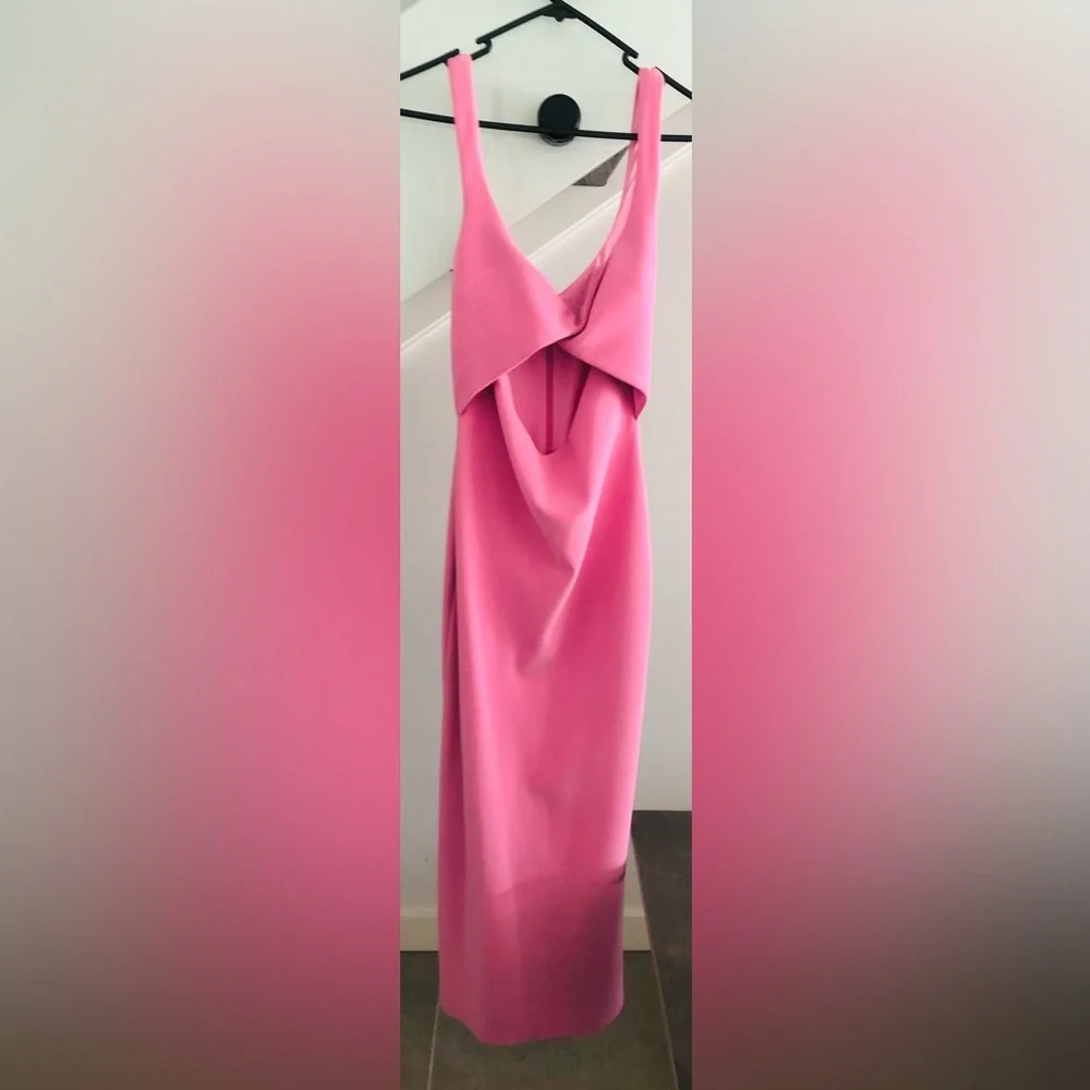 Bec and Bridge Joelle Pink Midi Dress - Picture 2 of 8
